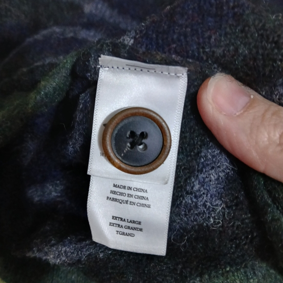 Rails Jasper Dawn Fog Stripe Cardigan NWT XL $228 Wool Preppy Academia - Picture 11 of 15